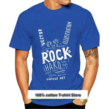 Нова лятна модна тениска Famous Tee в стила на хард рок, Ретро Арт-рок-н-рол, метална риза в ретро стил за мъже - 0349
