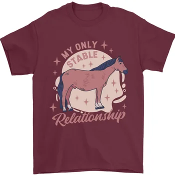 Тениска Il Mio Solo Stable Relationship Equestrian Horse от 100% памук
