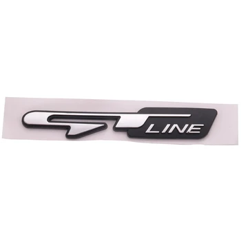 Готина 3D стикер в стила на колата с букви Gt Line Стикер за Kia на Задното Крило на багажника Стикери на вратите на автомобила Gt Line